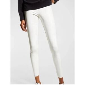 Commando white faux leather leggings in Women's Size M